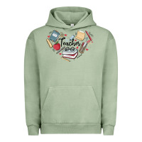 Pigment Oil Green teacher Urban Hoodie - MaliasSmallBusiness