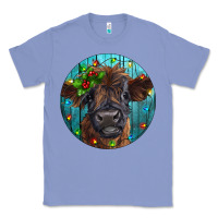 Colony Blue Calf Christmas Classic Tee - RanaPortraitStore
