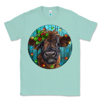 Seafoam Calf Christmas Classic Tee - RanaPortraitStore