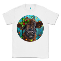 White Calf Christmas Classic Tee - RanaPortraitStore