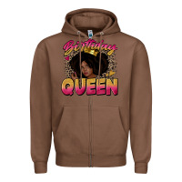 Chestnut birthday queen Zipper Hoodie - Zillion Design Studio