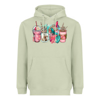 Matcha rock hand coffee cups Heavyweight Hoodie - Zillion Design Studio