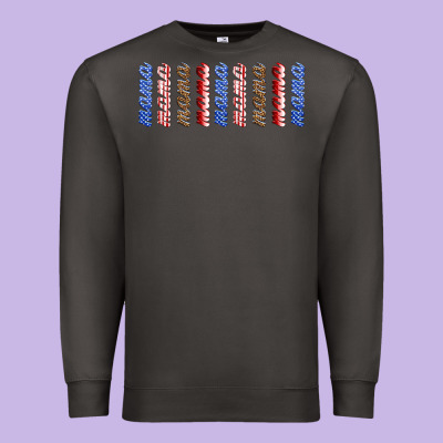 American Mama Libbey Glass Premium Sweatshirt Designed By Hra Design Shop