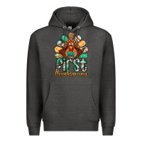 Charcoal Heather my first thanksgiving turkey Premium Hoodie - Jasminsmagicworld
