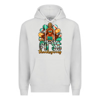 Dove Grey my first thanksgiving turkey Premium Hoodie - Jasminsmagicworld