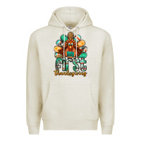 Oatmeal Heather my first thanksgiving turkey Premium Hoodie - Jasminsmagicworld