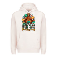 Pale Pink my first thanksgiving turkey Premium Hoodie - Jasminsmagicworld
