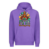 Purple my first thanksgiving turkey Premium Hoodie - Jasminsmagicworld