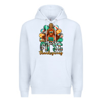 White my first thanksgiving turkey Premium Hoodie - Jasminsmagicworld