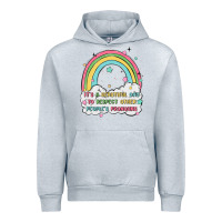 Heather Grey beautiful day to respect pronouns Urban Hoodie - MaliasSmallBusiness