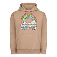 Pigment Burro beautiful day to respect pronouns Urban Hoodie - MaliasSmallBusiness
