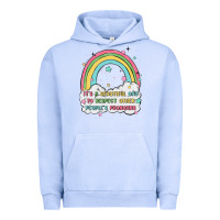 Pigment Grape Ice beautiful day to respect pronouns Urban Hoodie - MaliasSmallBusiness