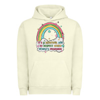 Pigment Pistachio beautiful day to respect pronouns Urban Hoodie - MaliasSmallBusiness