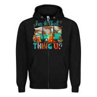 Black back that thing up Zipper Hoodie - texasbilliewilder