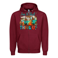 Burgundy back that thing up Zipper Hoodie - texasbilliewilder