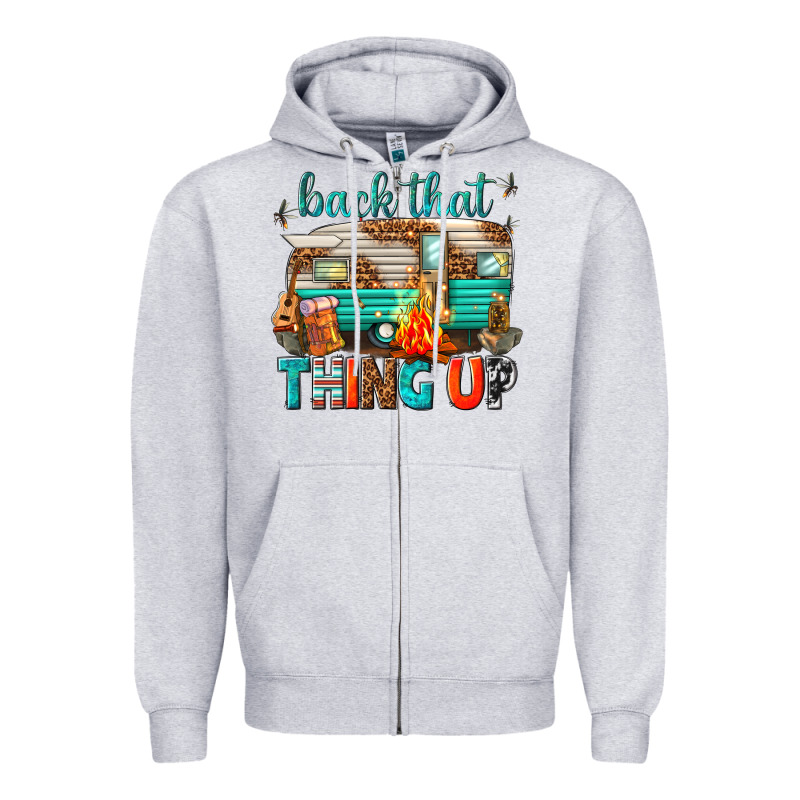 Back That Thing Up Zipper Hoodie by texasbilliewilder | Teevron