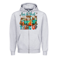 Heather Grey back that thing up Zipper Hoodie - texasbilliewilder