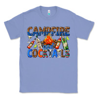 Colony Blue campfire and cocktails Classic Tee - texasbilliewilder