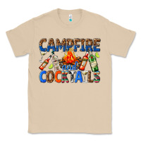 Mushroom campfire and cocktails Classic Tee - texasbilliewilder