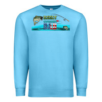 Ocean Blue reely awesome dad  libbey glass Premium Sweatshirt - HRA Design Shop