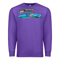 Purple reely awesome dad  libbey glass Premium Sweatshirt - HRA Design Shop