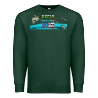 Sports Green reely awesome dad  libbey glass Premium Sweatshirt - HRA Design Shop