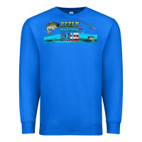 True Royal reely awesome dad  libbey glass Premium Sweatshirt - HRA Design Shop