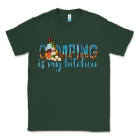 Sports Green camping is my kitchen with wine Classic Tee - texasbilliewilder