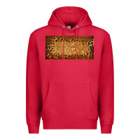 Cardinal wooden leopard glitter  license plate template Premium Hoodie - BarkalooDesign