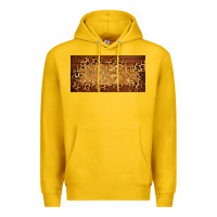 Lemon wooden leopard glitter  license plate template Premium Hoodie - BarkalooDesign