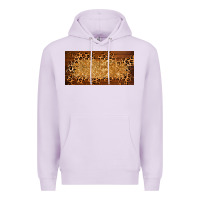 Lilac wooden leopard glitter  license plate template Premium Hoodie - BarkalooDesign