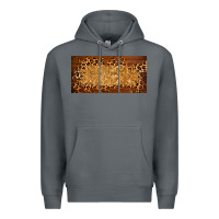 Rock wooden leopard glitter  license plate template Premium Hoodie - BarkalooDesign
