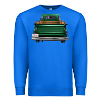 True Royal western green truck back view Premium Sweatshirt - FaDigitalArtStudio