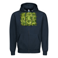 Navy st patrick's day shamrock leopard background Zipper Hoodie - RanaPortraitStore