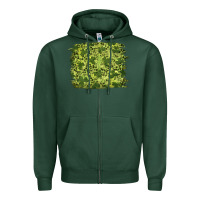 Sports Green st patrick's day shamrock leopard background Zipper Hoodie - RanaPortraitStore