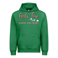 Emerald girls trip cheaper than therapy Urban Hoodie - MaliasSmallBusiness