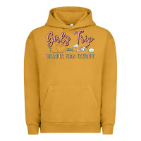 Pigment Peanut Butter girls trip cheaper than therapy Urban Hoodie - MaliasSmallBusiness