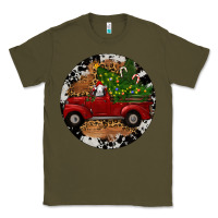 Army Green Farm Truck Christmas Classic Tee - RanaPortraitStore