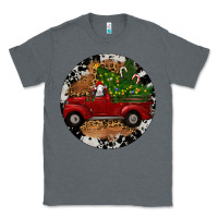 Charcoal Heather Farm Truck Christmas Classic Tee - RanaPortraitStore