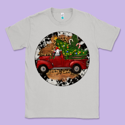 Farm Truck Christmas Classic Tee Designed By Ranaportraitstore