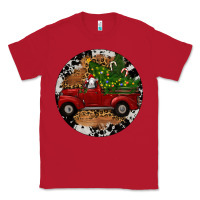 Red Farm Truck Christmas Classic Tee - RanaPortraitStore