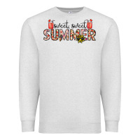 Oatmeal Heather sweet sweet summer Premium Sweatshirt - CowhideDigitalArt