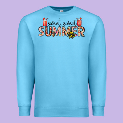 Sweet Sweet Summer Premium Sweatshirt Designed By Cowhidedigitalart