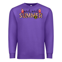 Purple sweet sweet summer Premium Sweatshirt - CowhideDigitalArt
