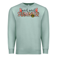 Seafoam sweet sweet summer Premium Sweatshirt - CowhideDigitalArt