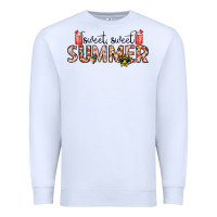 White sweet sweet summer Premium Sweatshirt - CowhideDigitalArt