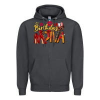 Smoke birthday diva Zipper Hoodie - Zillion Design Studio