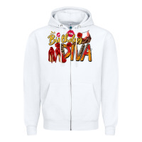 White birthday diva Zipper Hoodie - Zillion Design Studio