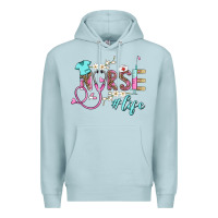 Blue Mist nurse life Premium Hoodie - BarkalooDesign