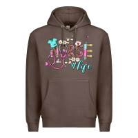 Coffee nurse life Premium Hoodie - BarkalooDesign